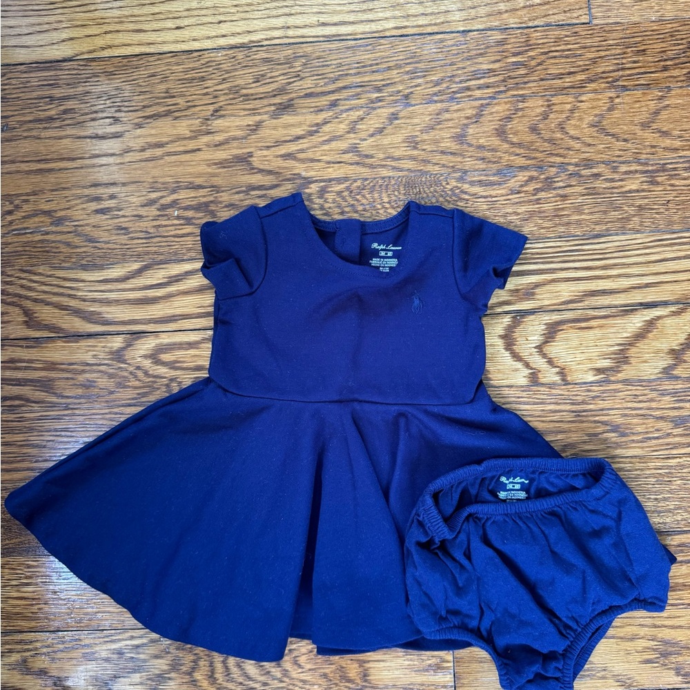 Ralph Lauren Midnight Blue Infant Outfit
